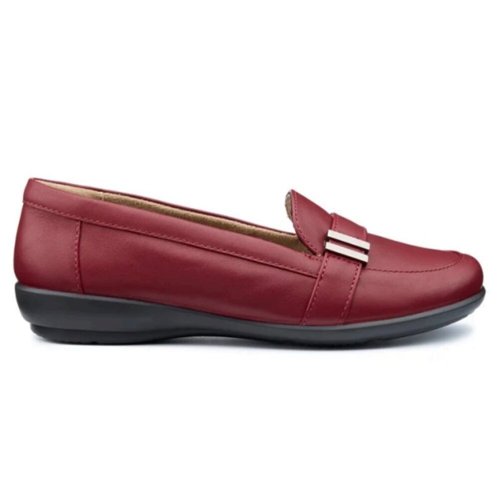 Hotter Clay Loafers Shoes in Red Pear, NEW, 7.5M